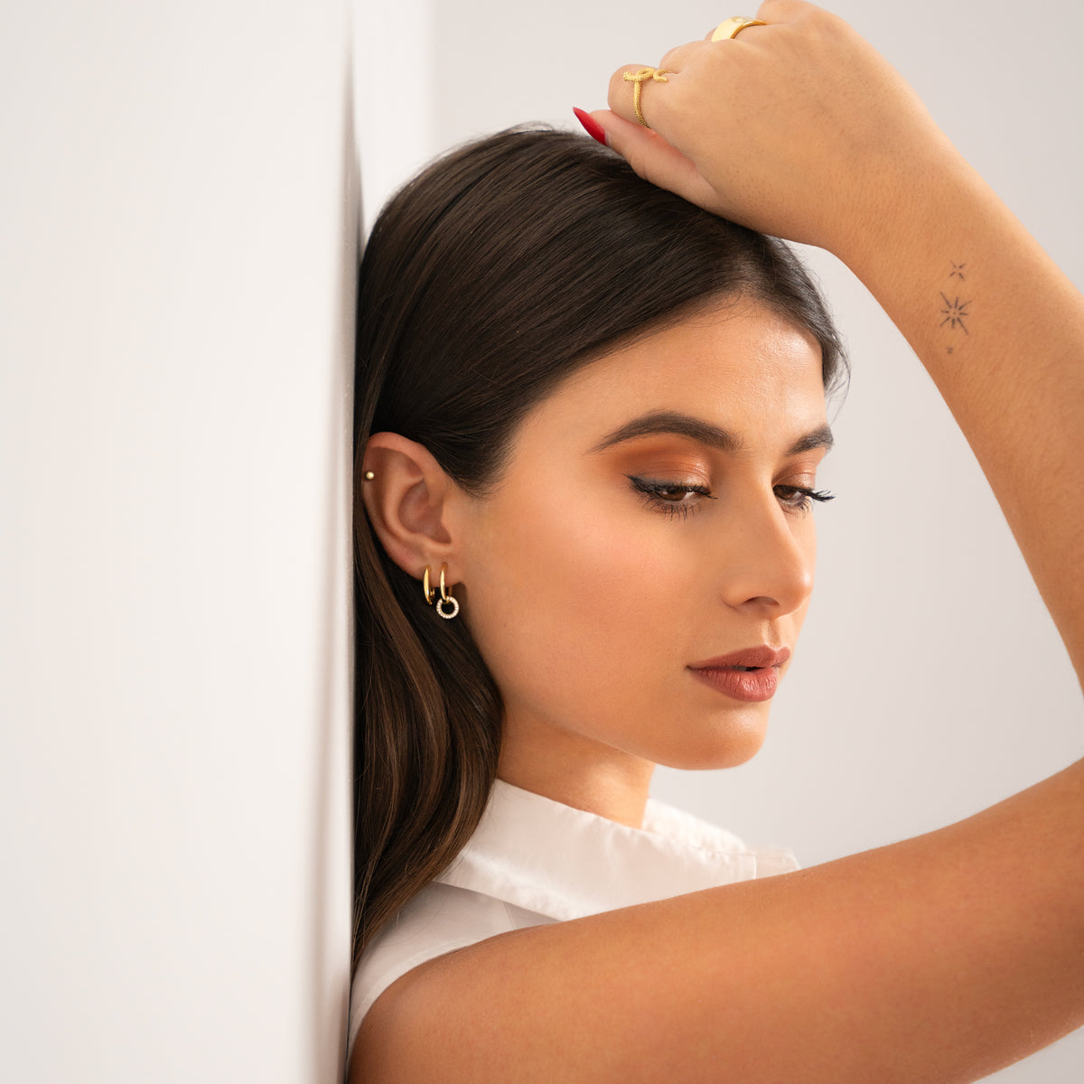 Orecchini Cerchi Intrecciati - Chiara Jewels