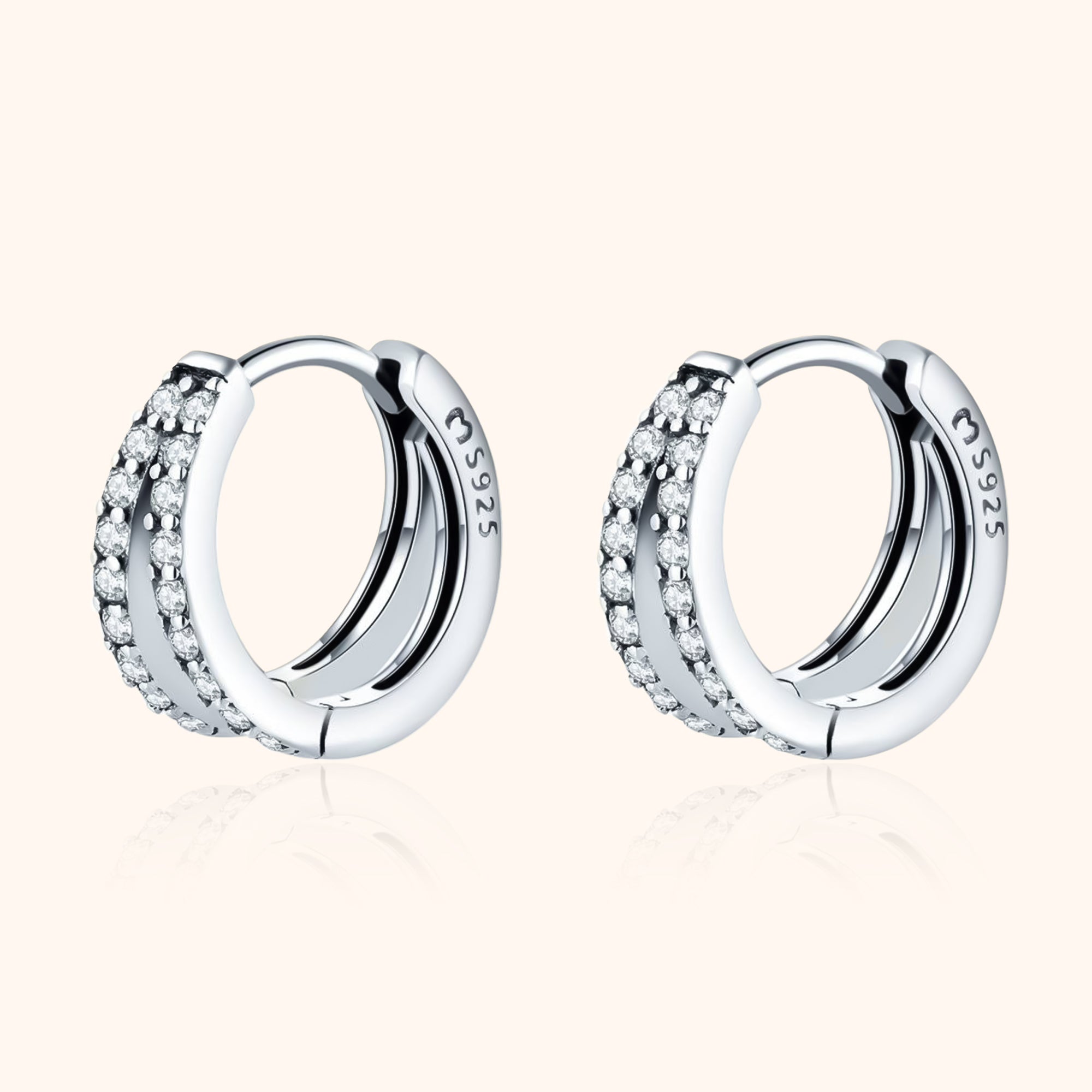 Orecchini Cerchi Luminosi - Chiara Jewels