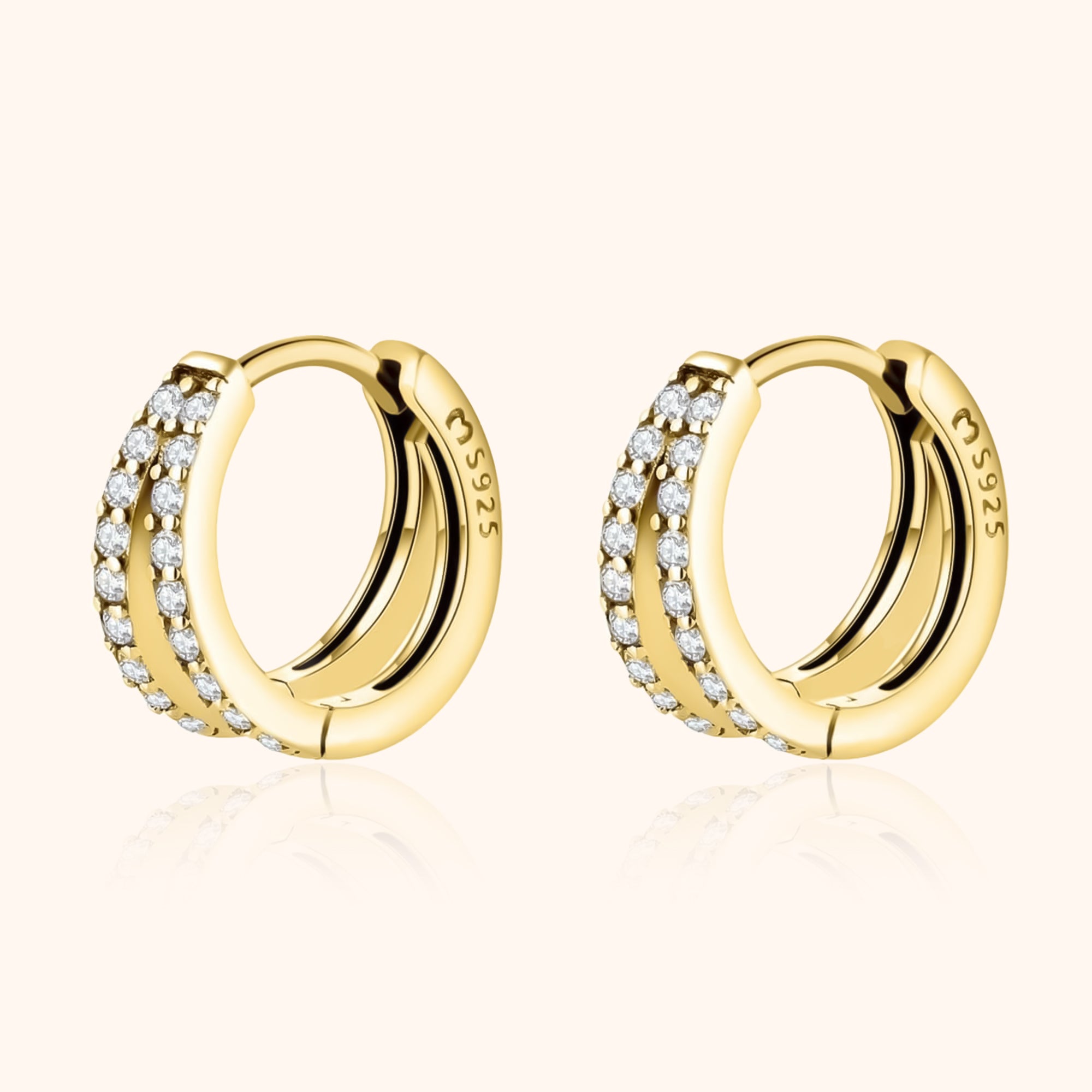 Orecchini Cerchi Luminosi - Chiara Jewels