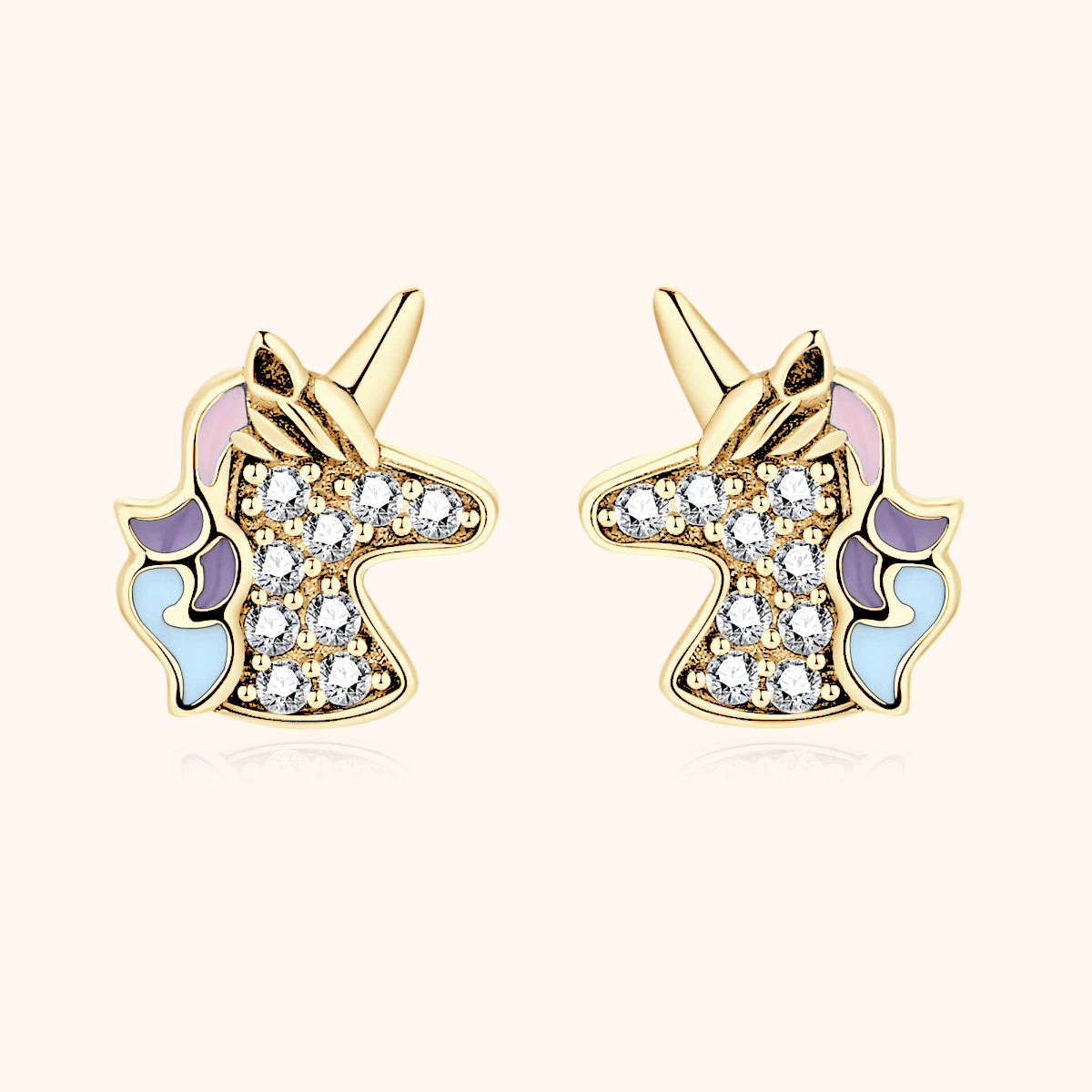 Orecchini Piccoli Unicorni - Chiara Jewels