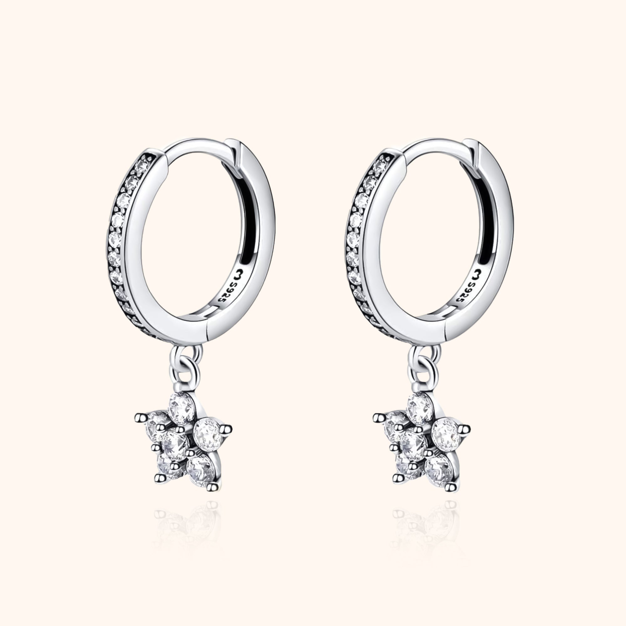 Orecchini Piccolo Fiore Brillante - Chiara Jewels