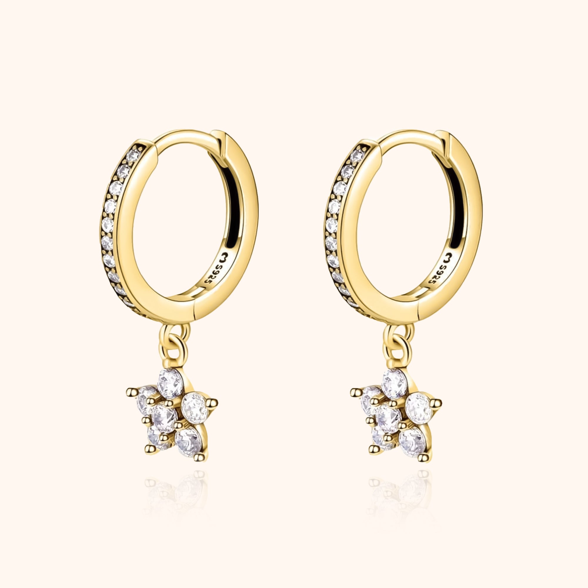 Orecchini Piccolo Fiore Brillante - Chiara Jewels