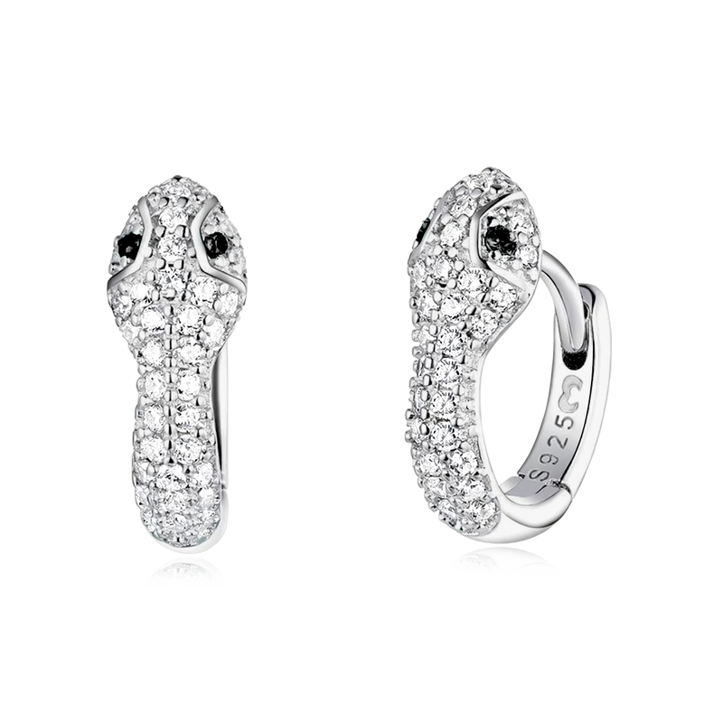 Orecchini Serpente d'argento - Chiara Jewels