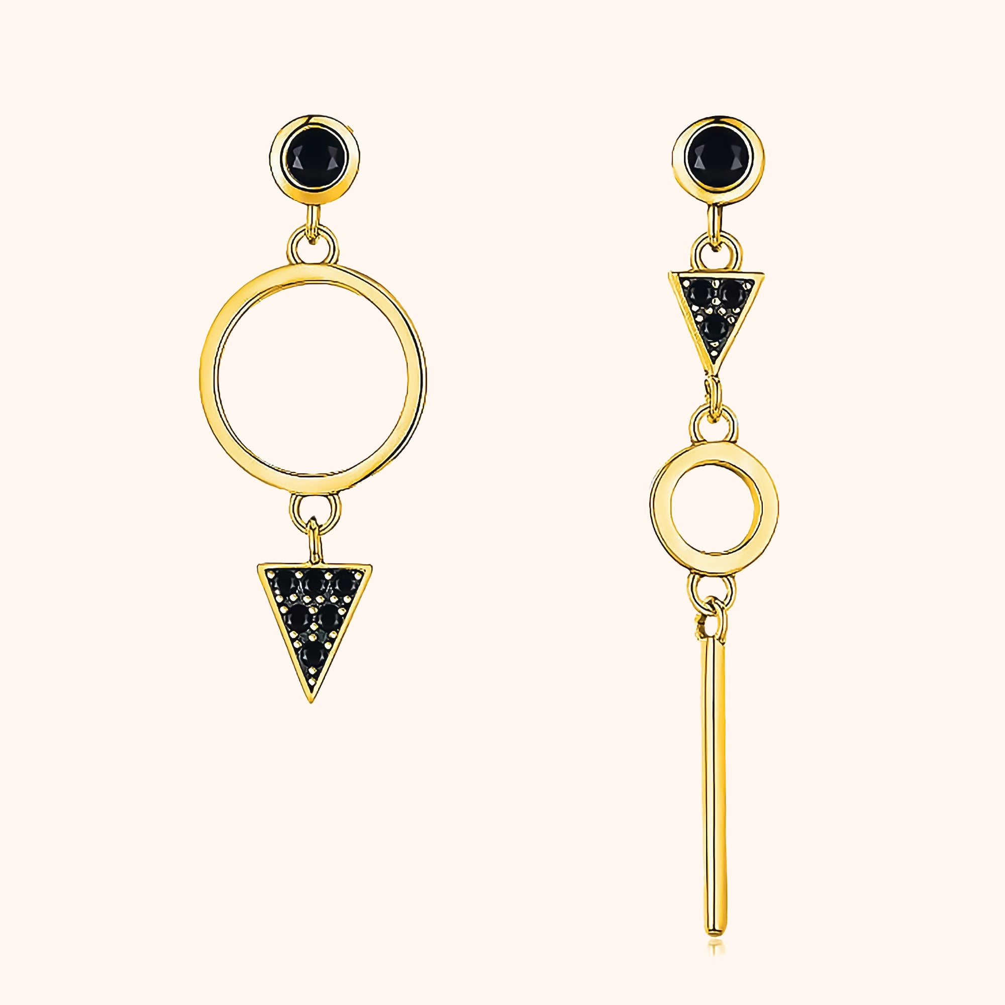 Orecchini Spinello Nero - Chiara Jewels
