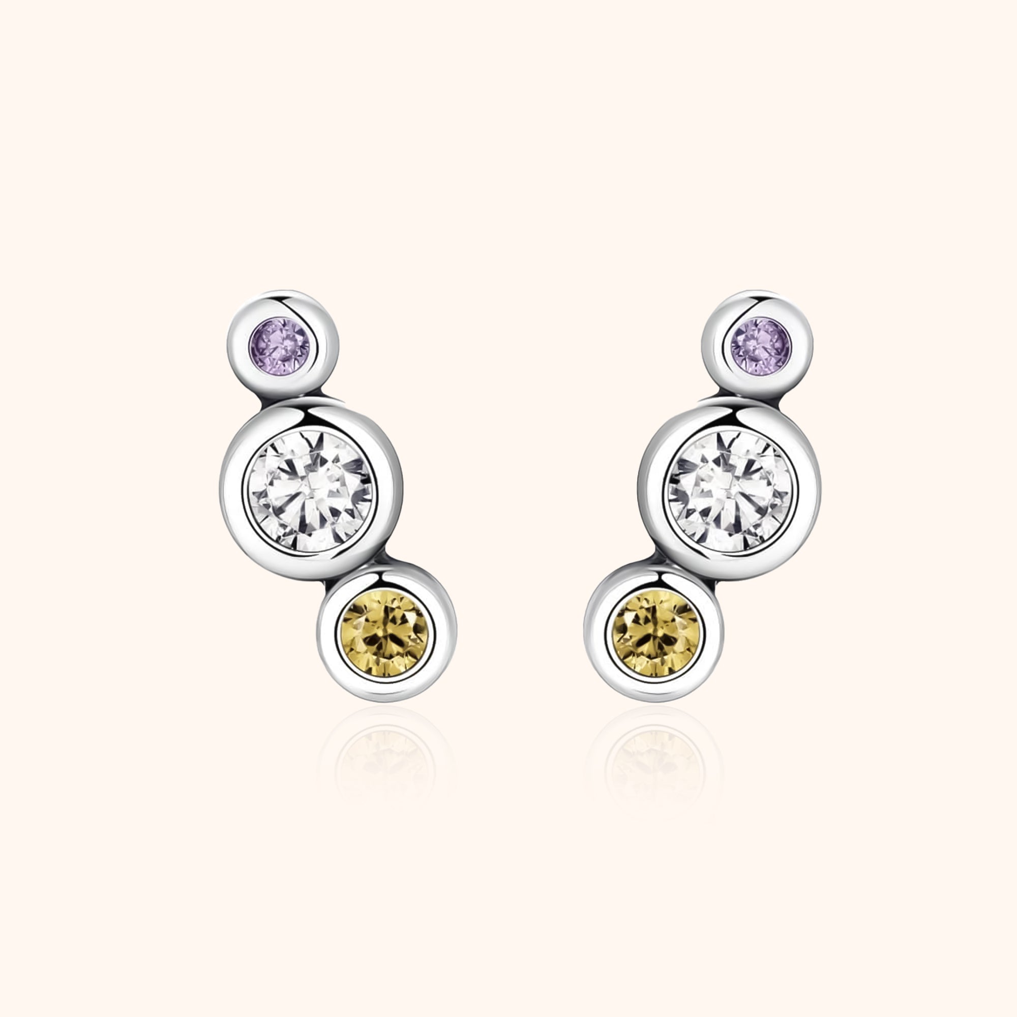 Orecchini Tre Luminosi - Chiara Jewels