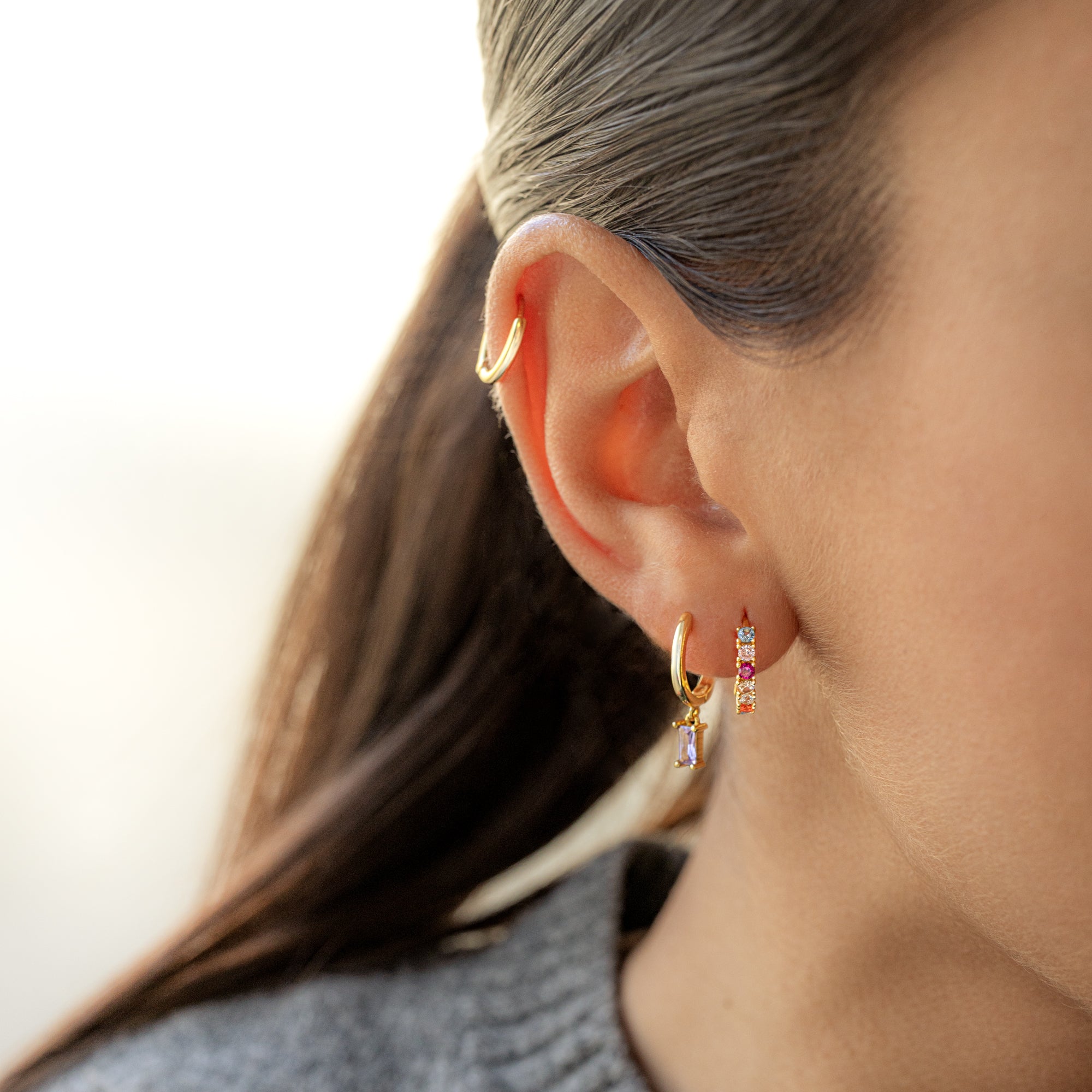 Orecchini Semi Anello Tropicale - Chiara Jewels