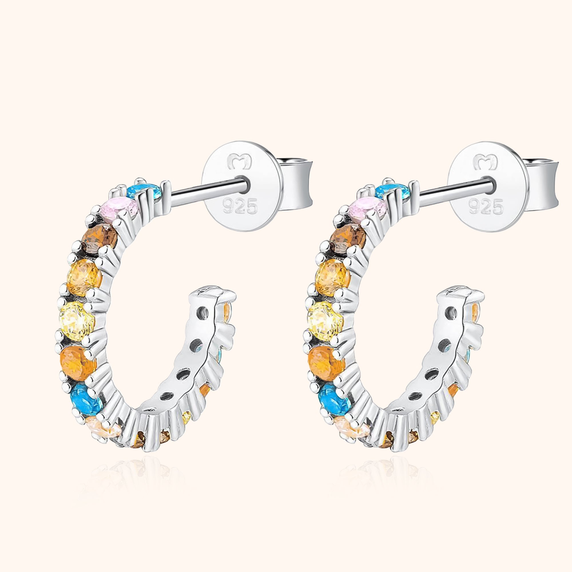 Orecchini Semi Anello Tropicale - Chiara Jewels