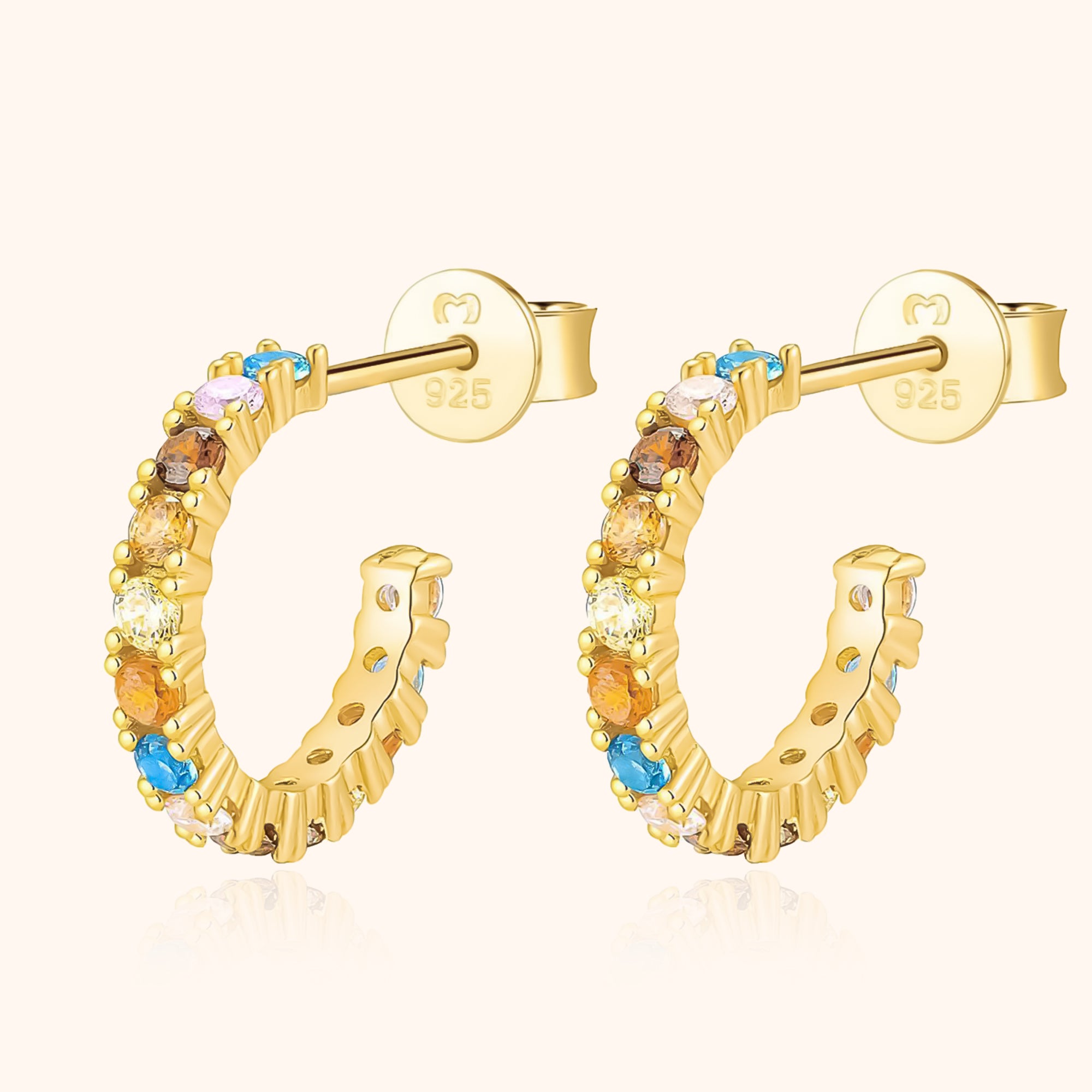 Orecchini Semi Anello Tropicale - Chiara Jewels