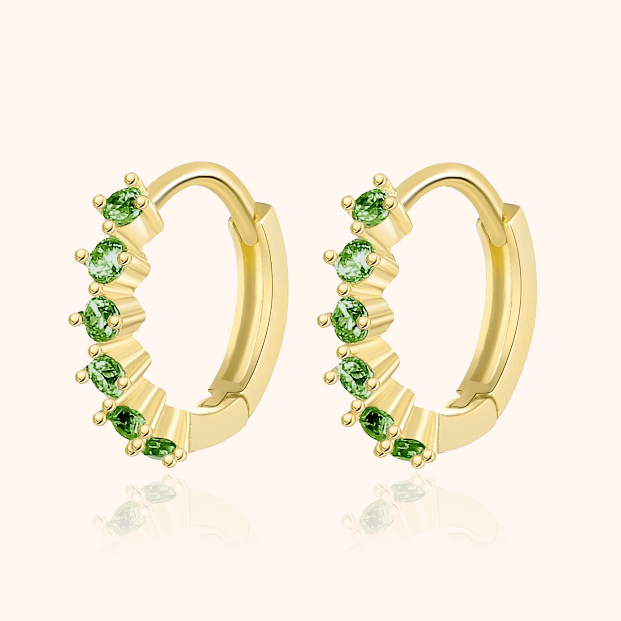 Orecchini Rosa Verdastro - Chiara Jewels