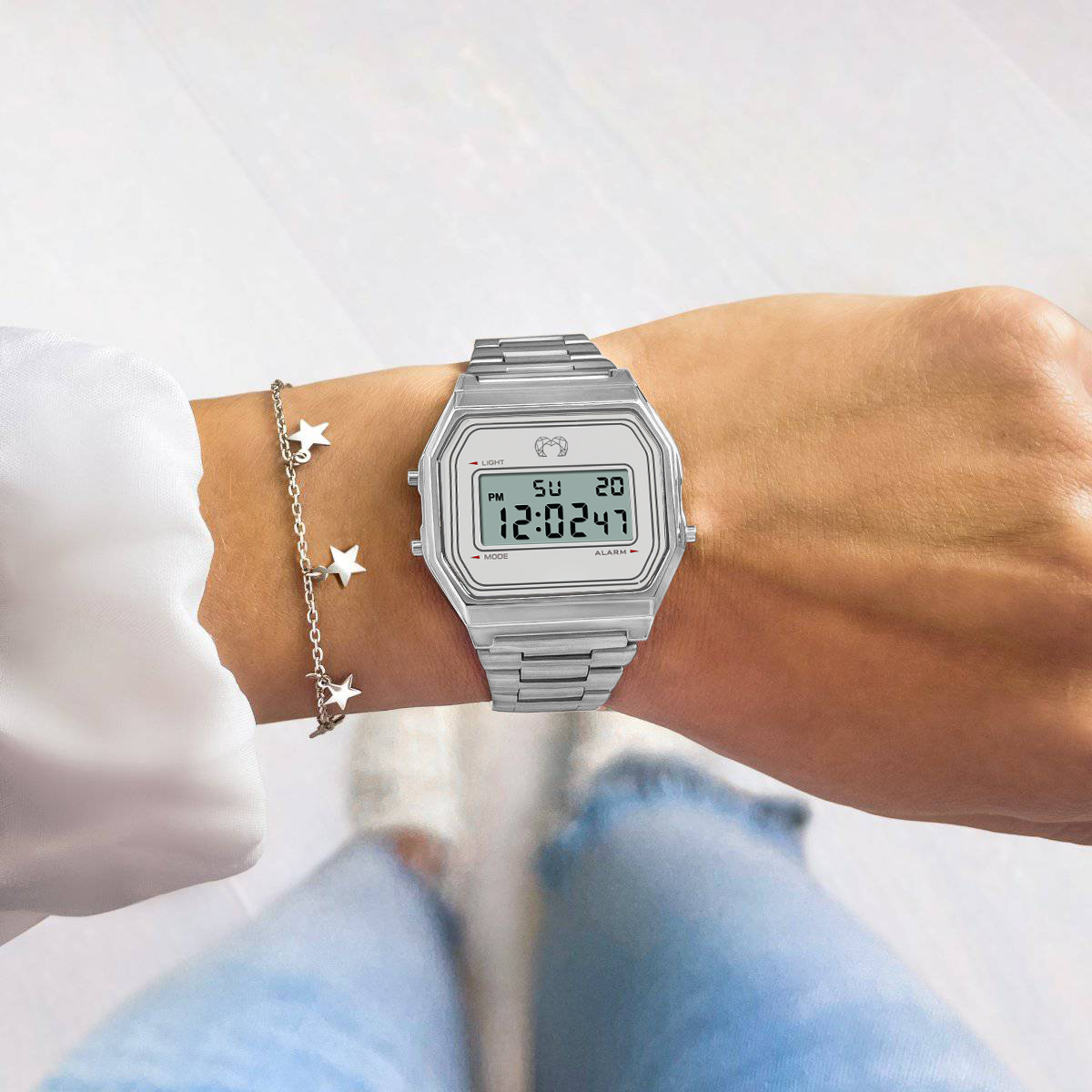 Orologio Digitale Vintage - Silver - Chiara Jewels