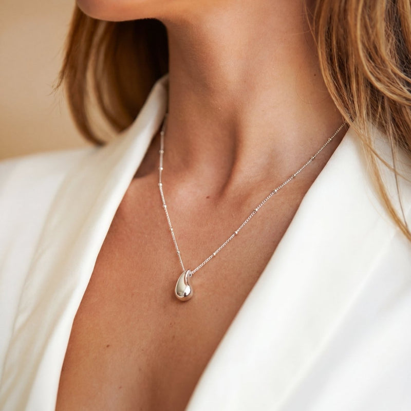 Collana Goccia Levigata
