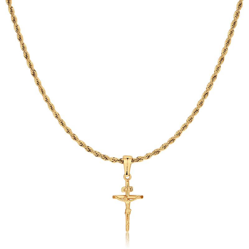 Collana Uomo BRAVE Croce Corpus