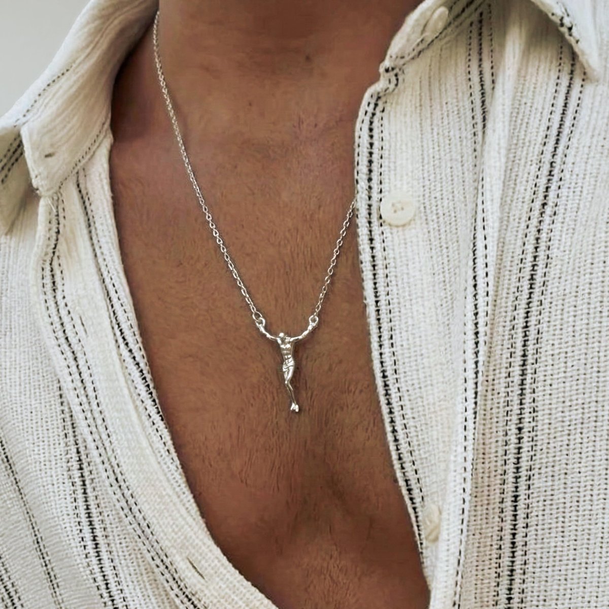 Collana Uomo BRAVE Cristo