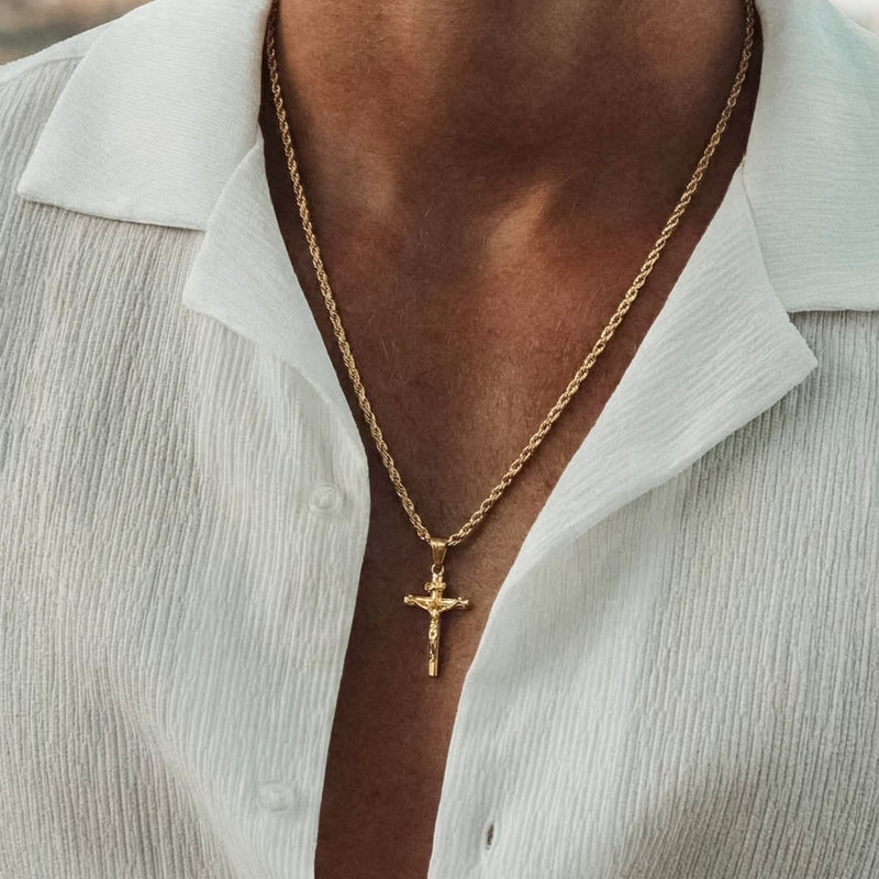 Collana Uomo BRAVE Croce Corpus