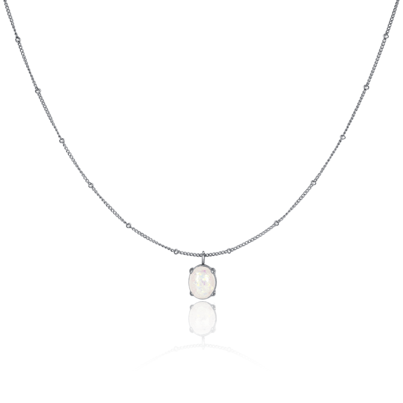 Collana Opale Iridescente