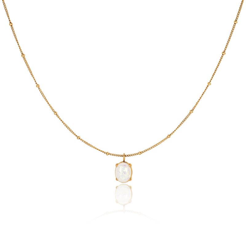 Collana Opale Iridescente