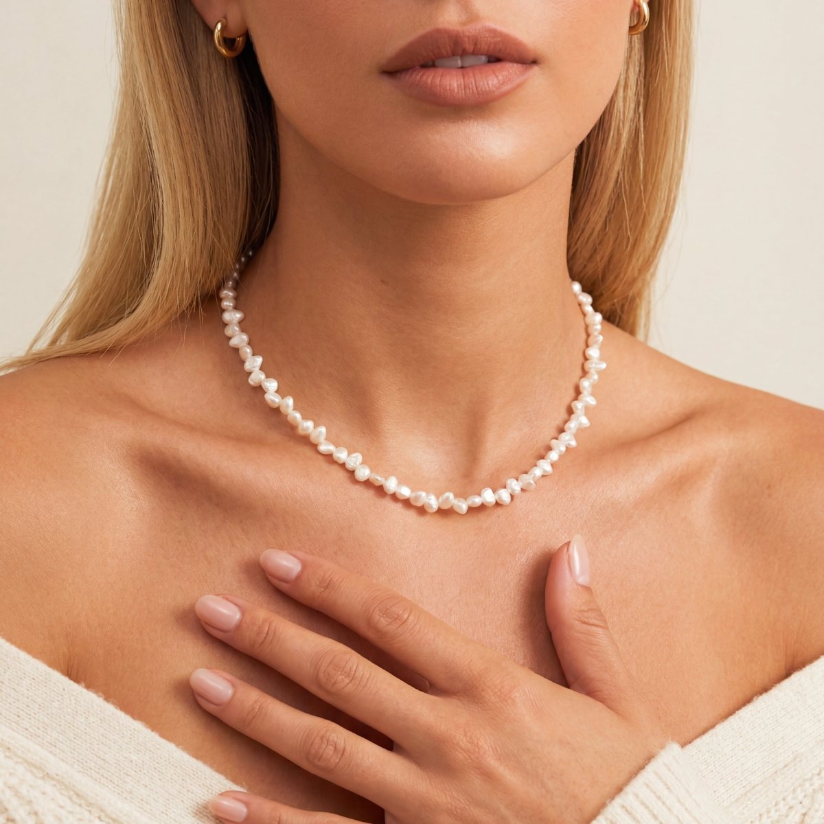 Collana Perle Modellate
