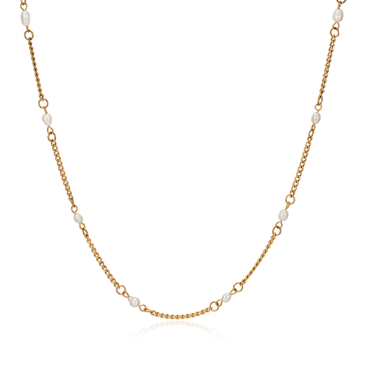 Collana Piccole Perle Bianche