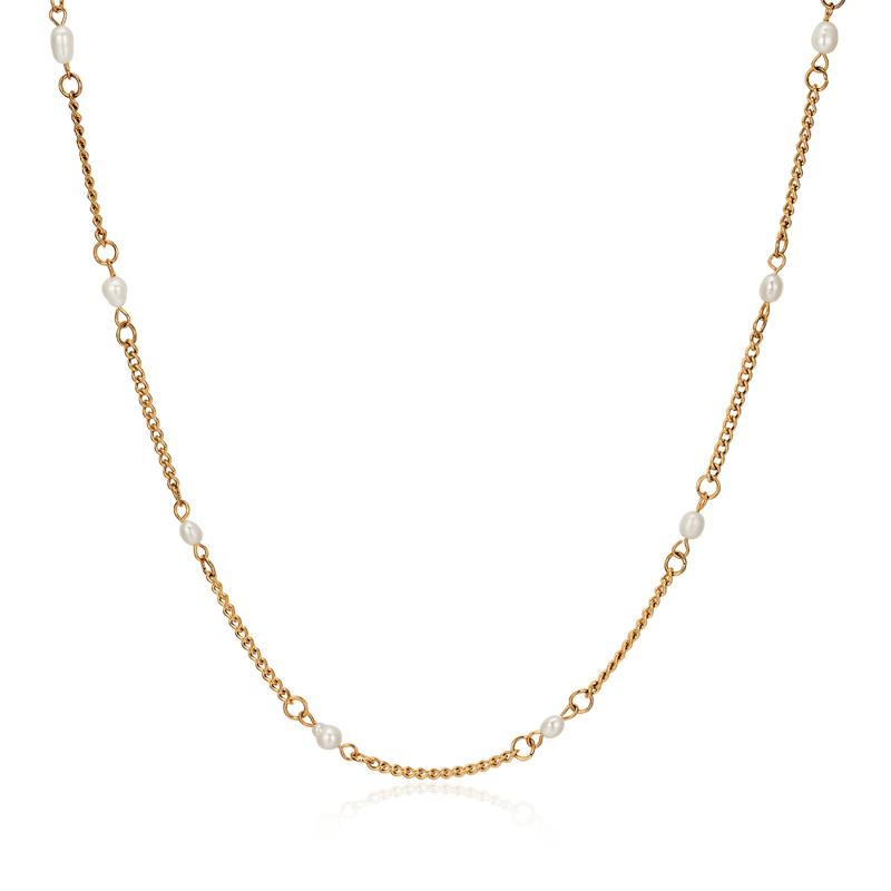 Collana Piccole Perle Bianche