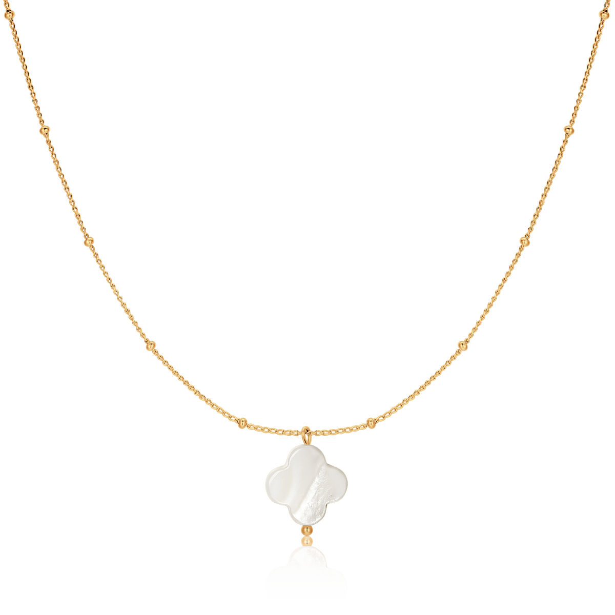 Collana Trifoglio Bianco