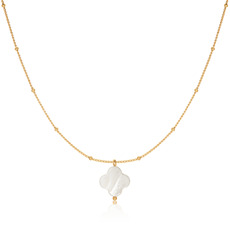 Collana Trifoglio Bianco