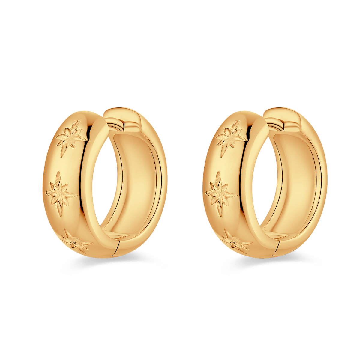 Orecchini Cerchio Stellare