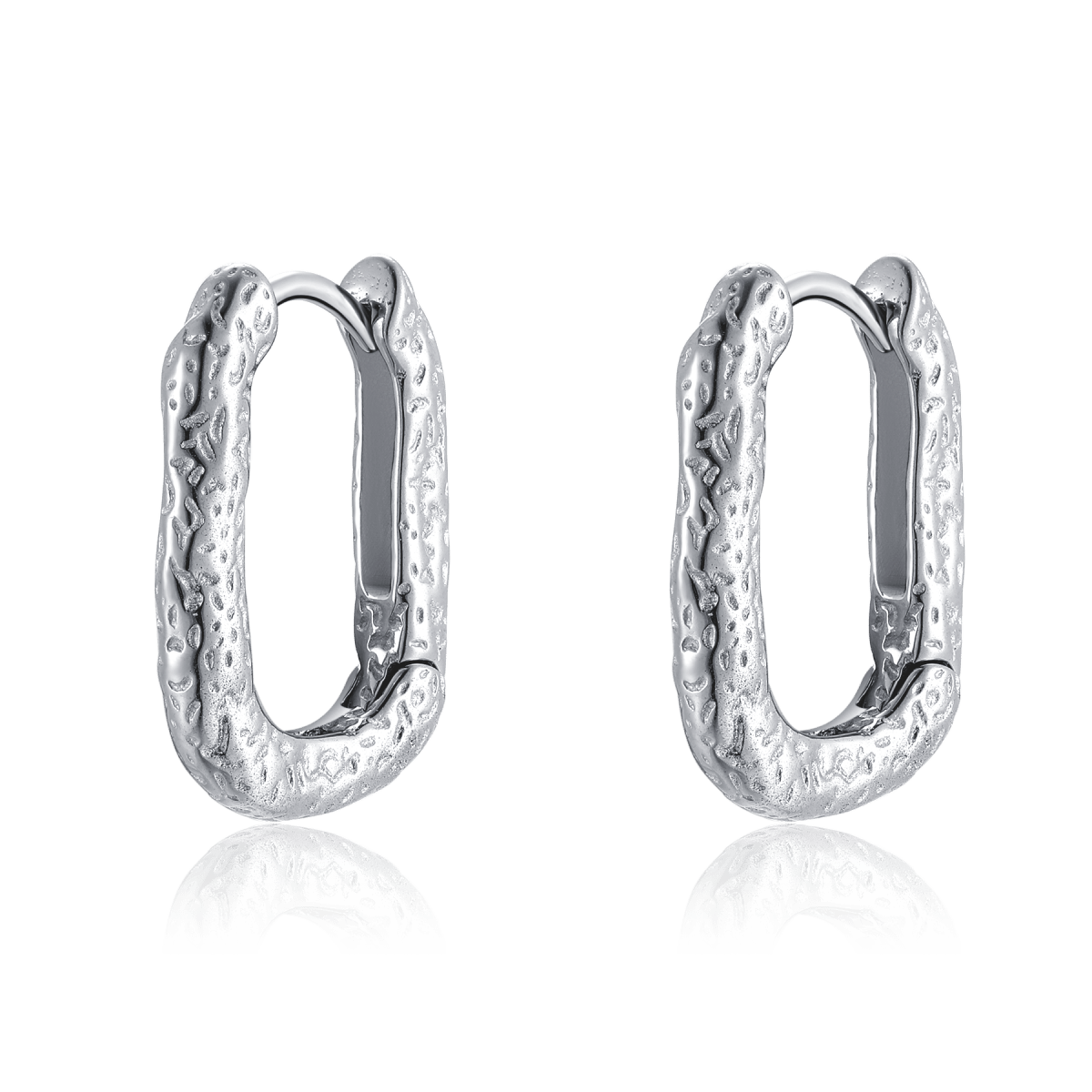 Orecchini Cerchi Martellati