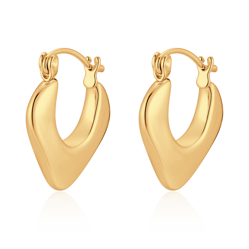 Orecchini Cerchio Triangolari
