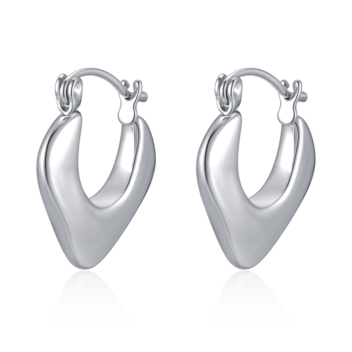 Orecchini Cerchio Triangolari