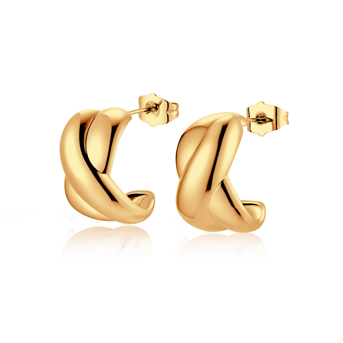 Orecchini Semicerchio Annodato