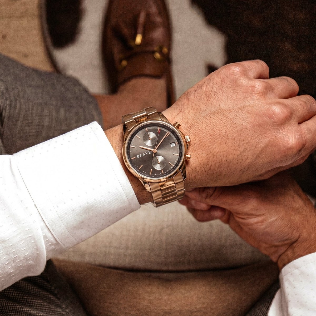 Orologio ~ Monarca BRAVE - Oro Rosa-Nero