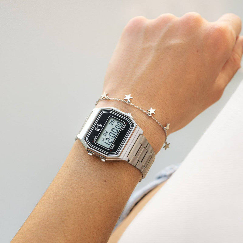 Orologio Digitale Vintage - Argento - Chiara Jewels