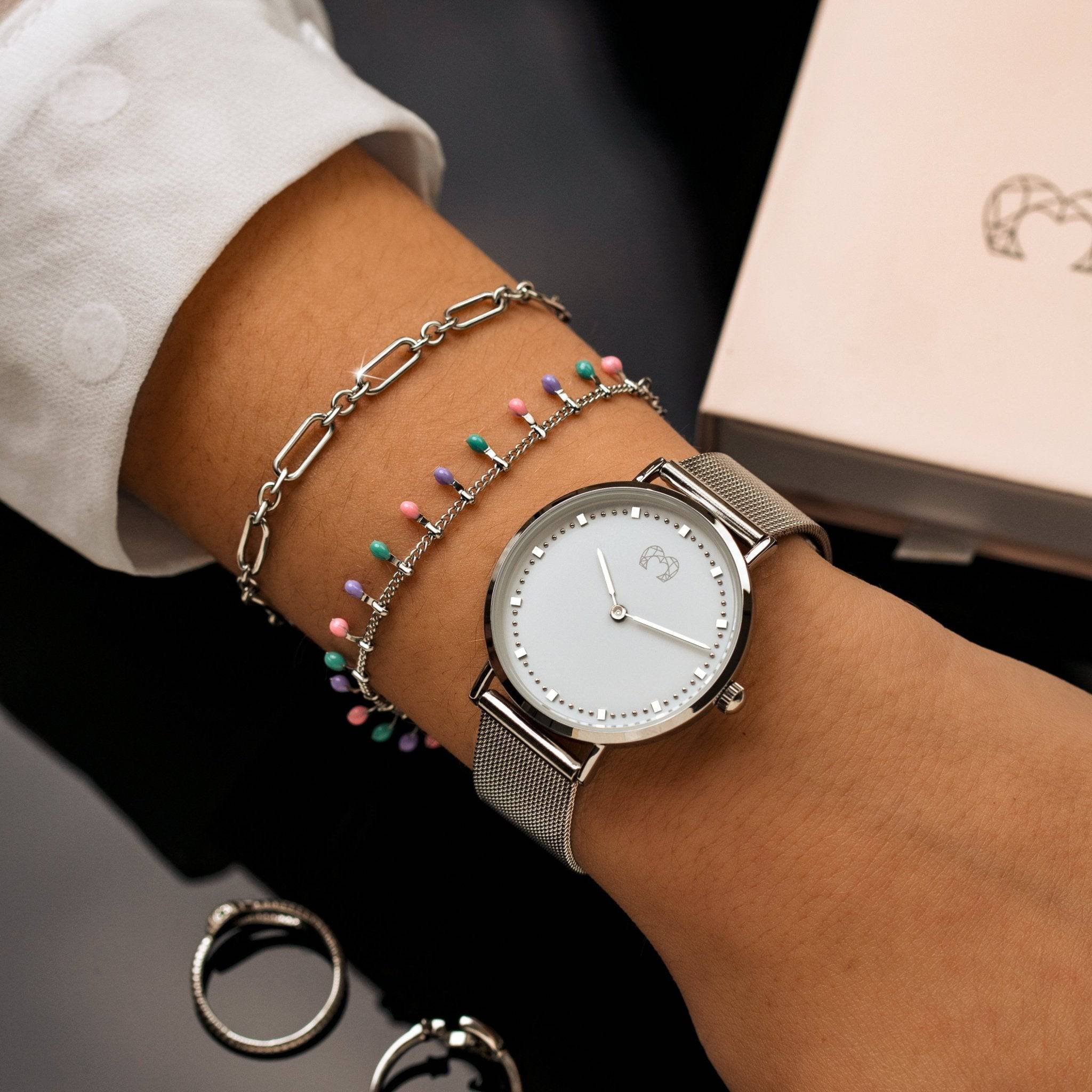 Orologio Juliet - SilverWhite - Chiara Jewels