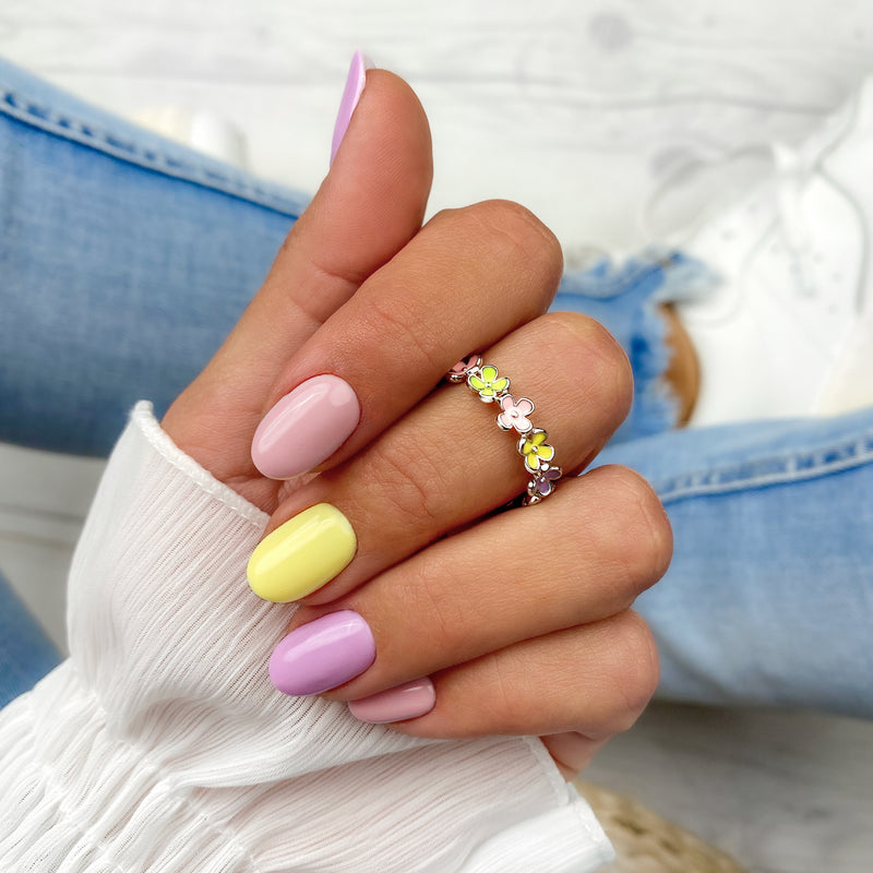 Anello "Fiori Colorati"
