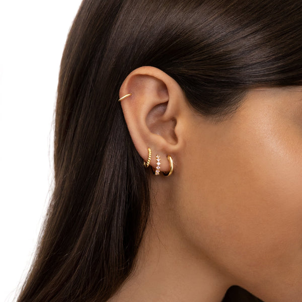 Orecchini "Cerchio con Zirconi" - Chiara Jewels