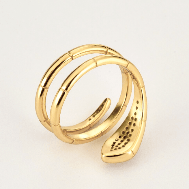 Anello "Serpente Dorata" - Chiara Jewels