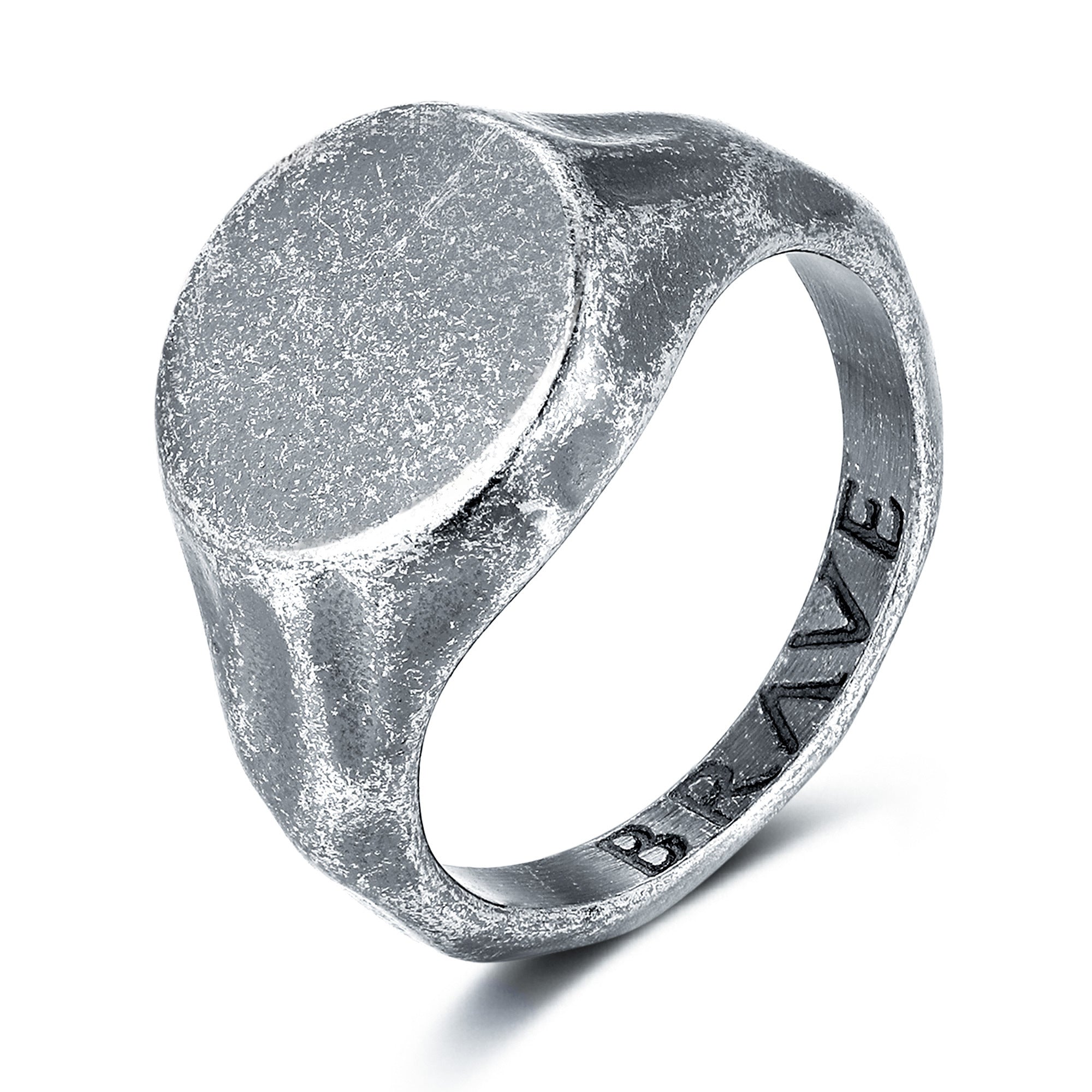 Anello Uomo BRAVE Cenere - Chiara Jewels