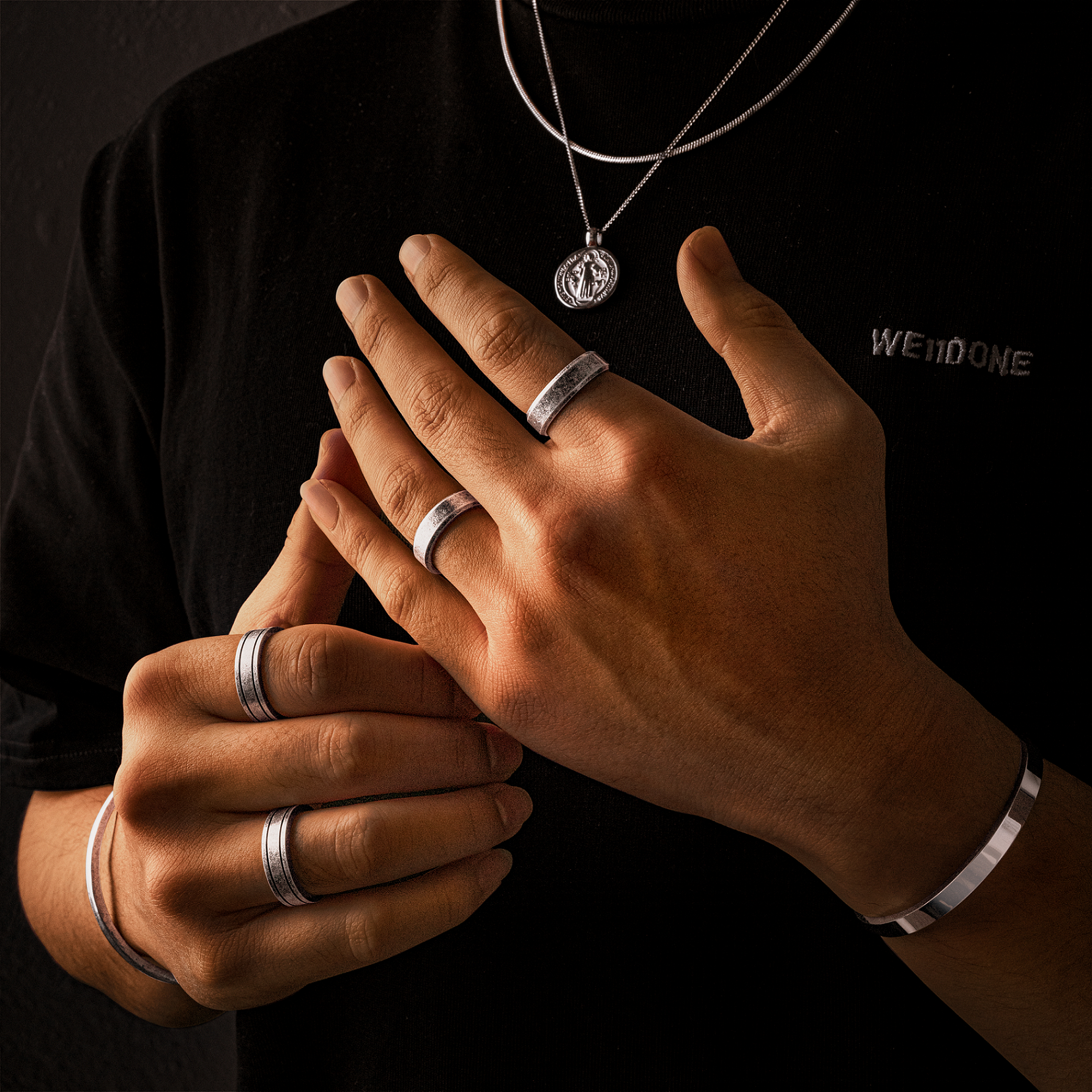 Anello Uomo BRAVE Fumo - Chiara Jewels