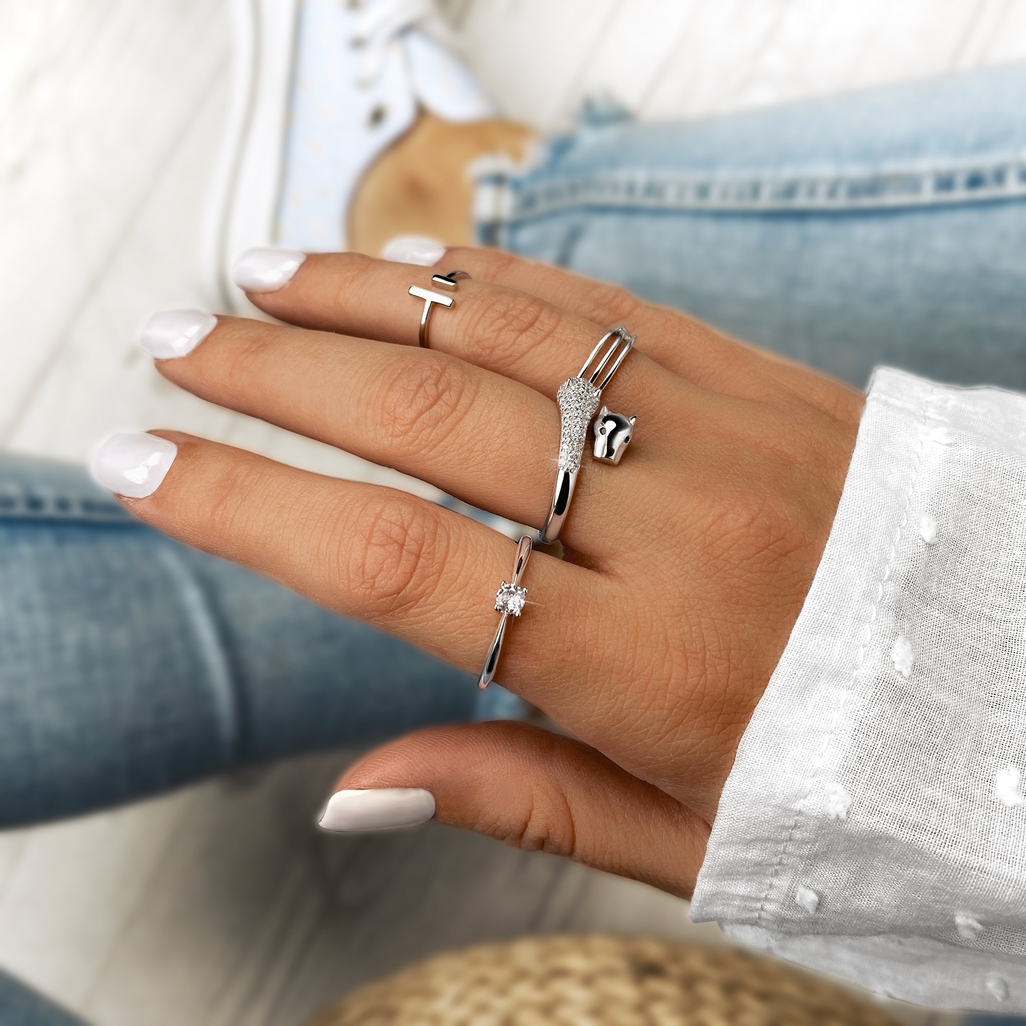 Anello Zirconia Solitaria - Chiara Jewels