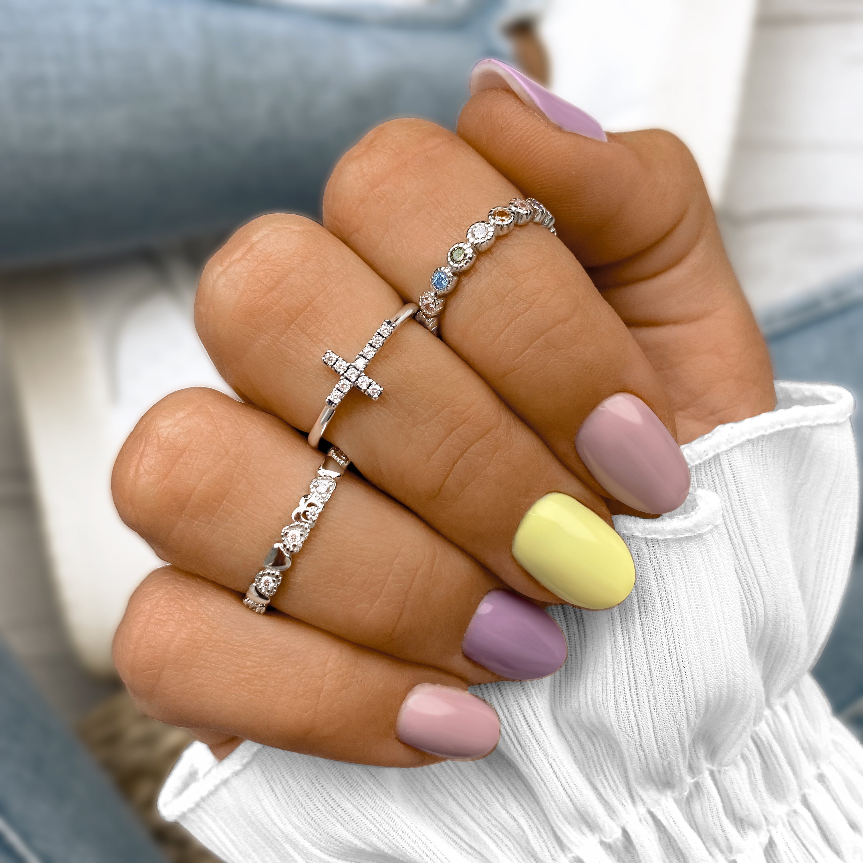 Anello Croce Religiosa - Chiara Jewels