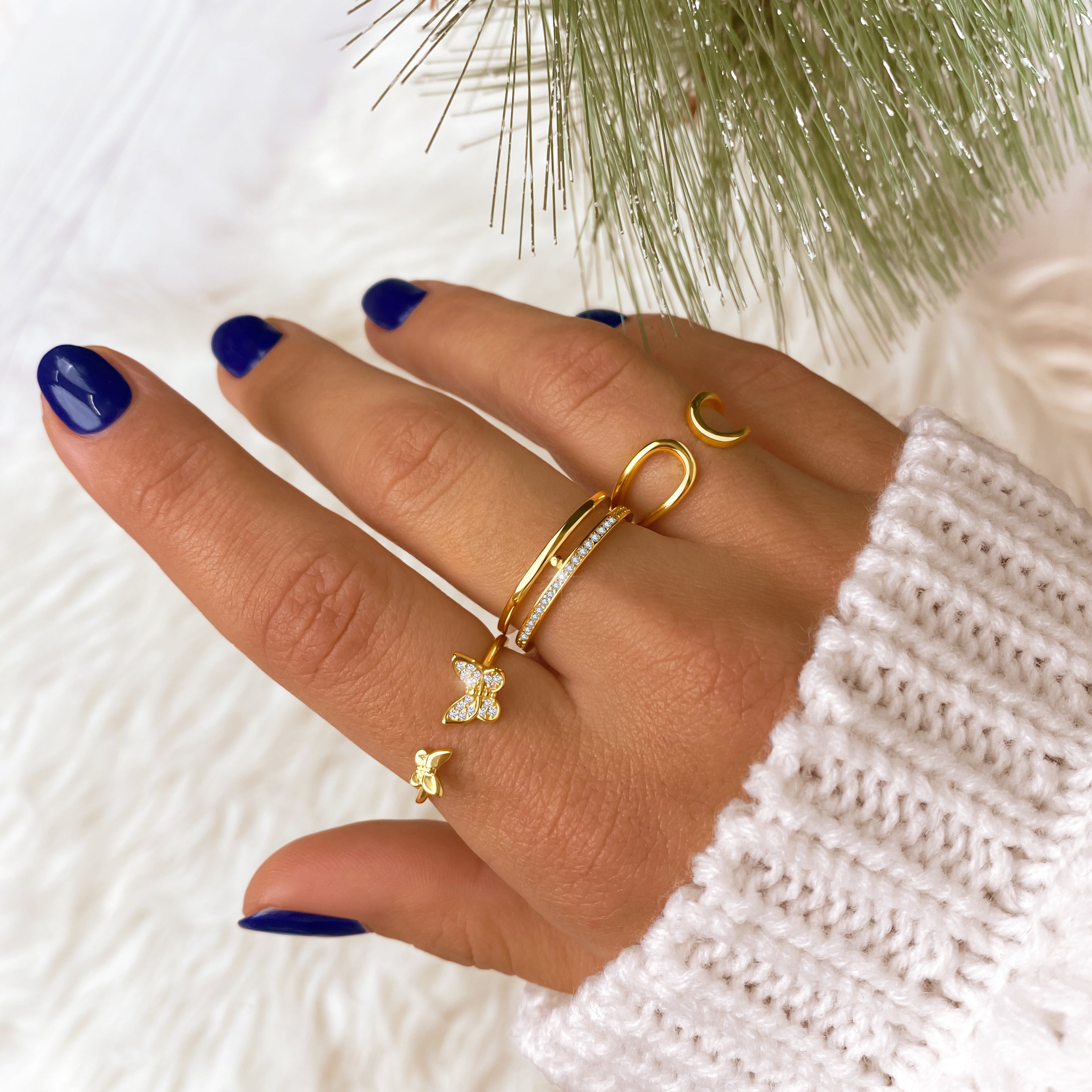 Anello Piccole Farfalle - Chiara Jewels