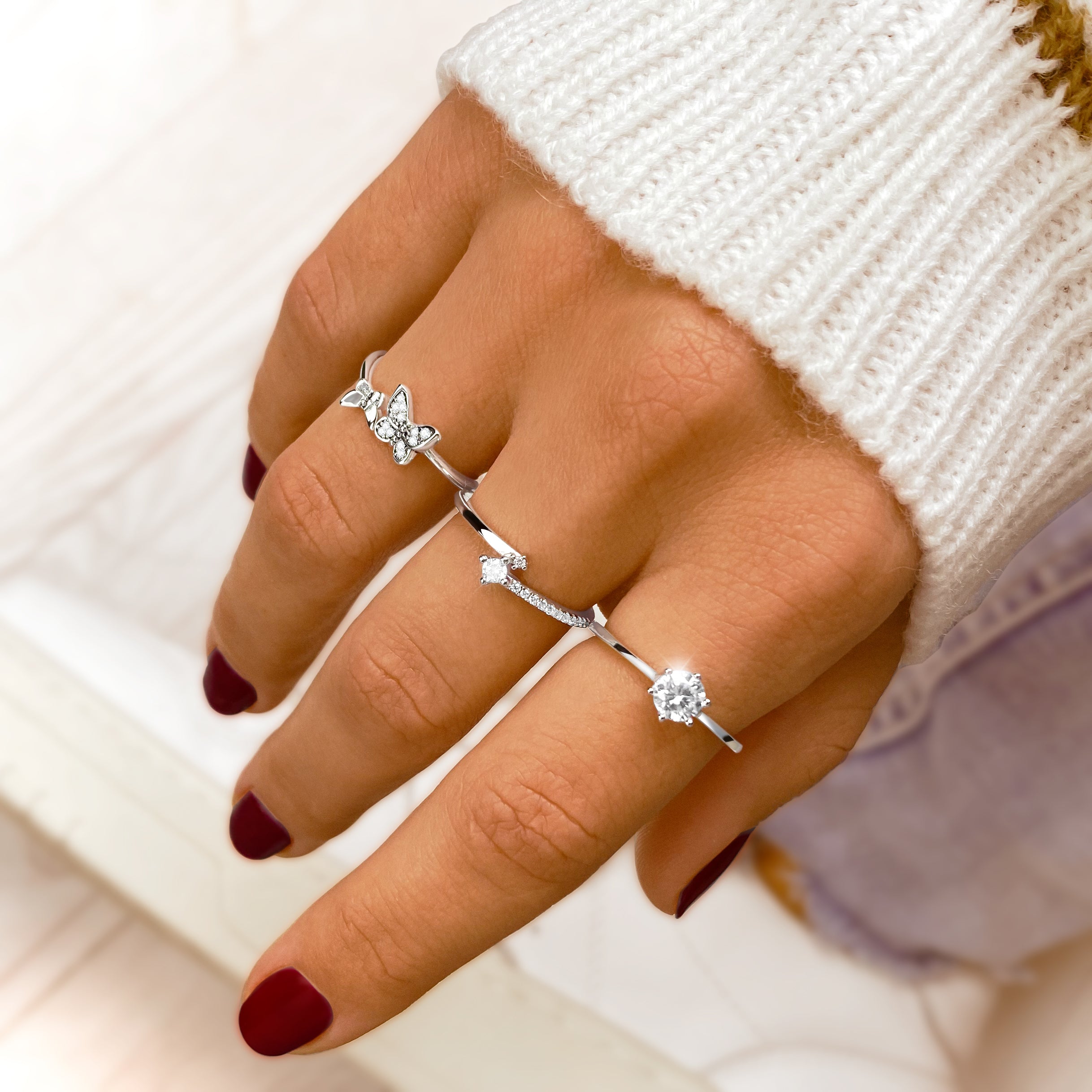 Anello Piccole Farfalle - Chiara Jewels