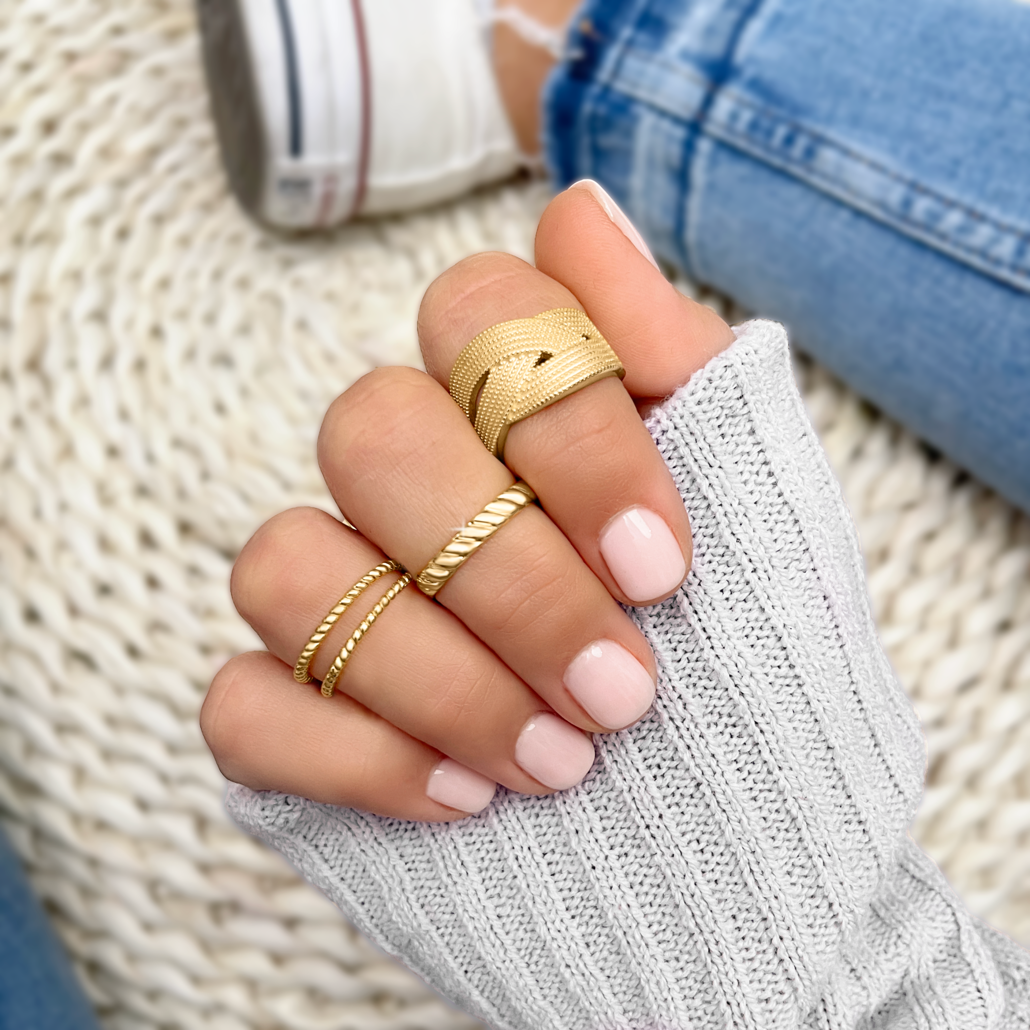 Anello "Linee Trecciate" - Chiara Jewels