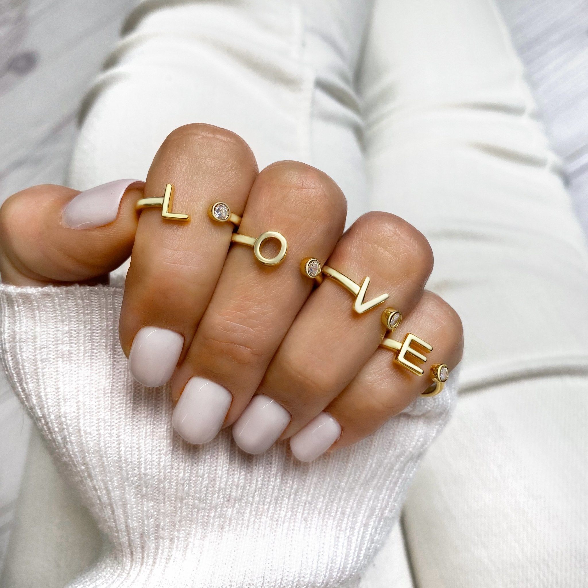 Anello "Top Letter" - Chiara Jewels