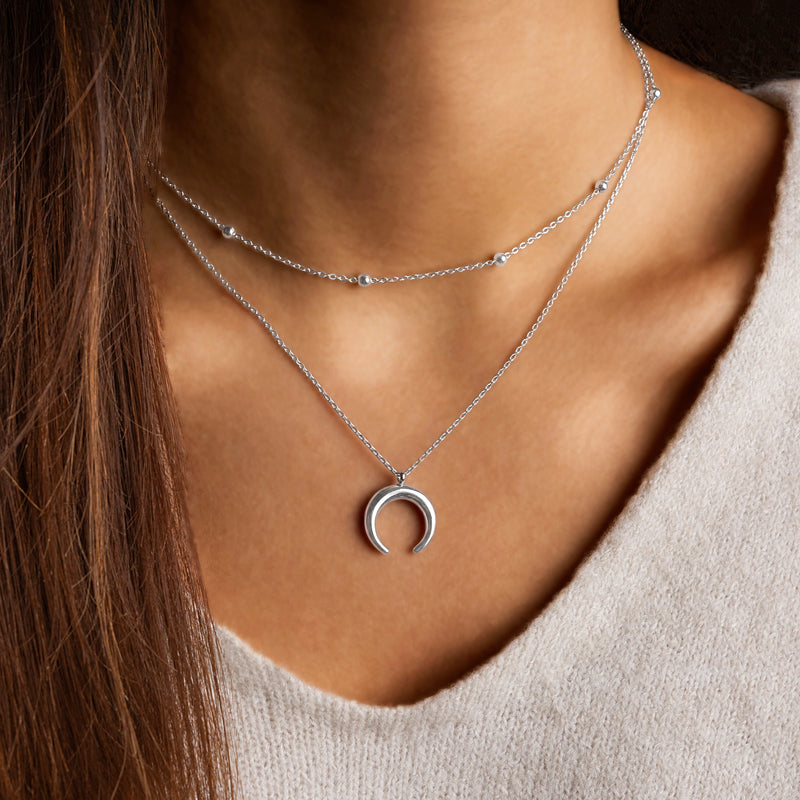 Collana Mezzaluna Palle - Chiara Jewels