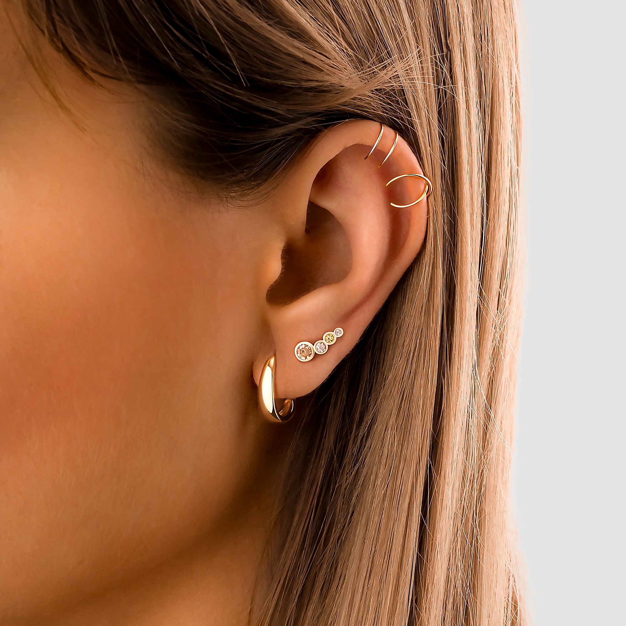 Orecchini Circoli Multicolore - Chiara Jewels