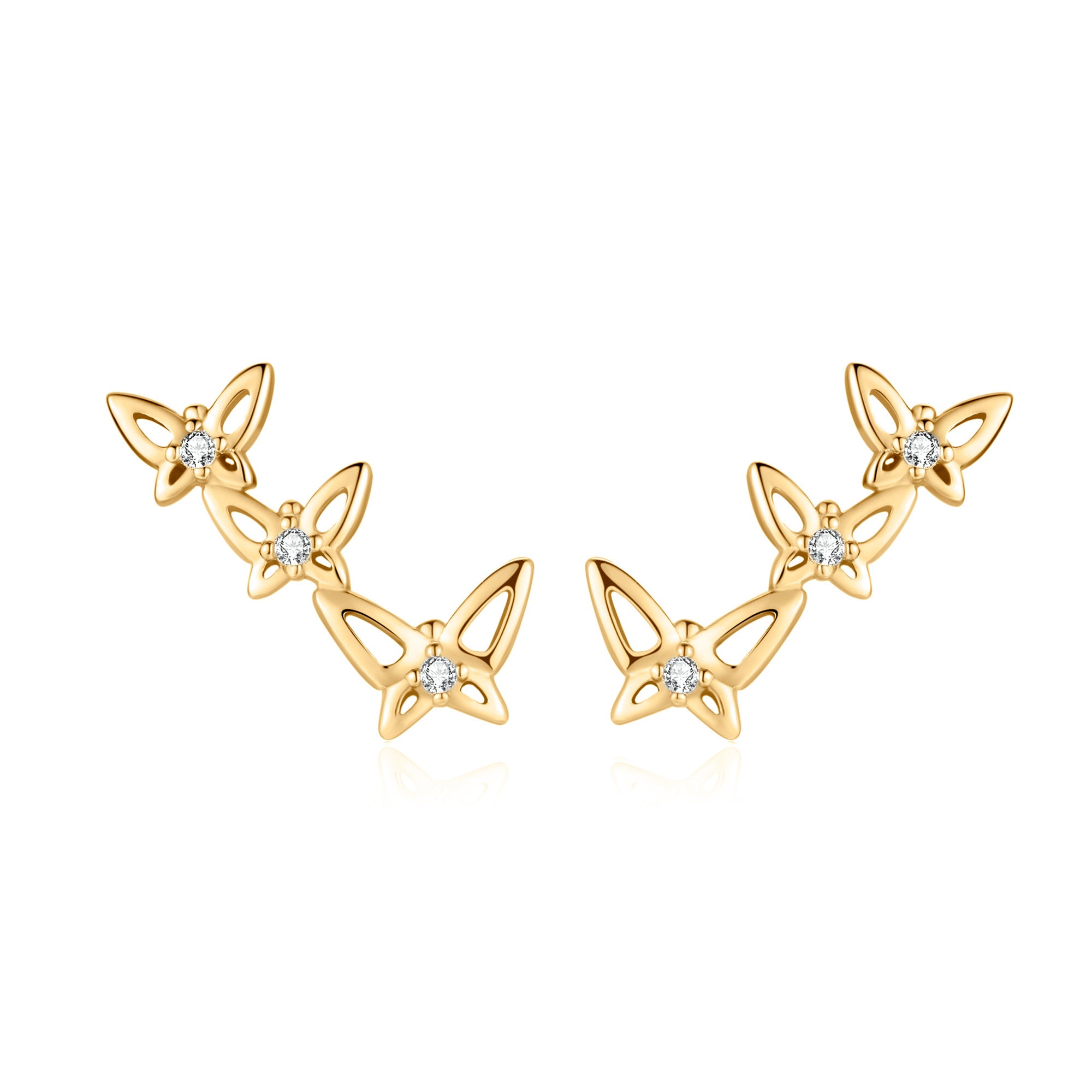 Orecchini Tre Farfalline - Chiara Jewels