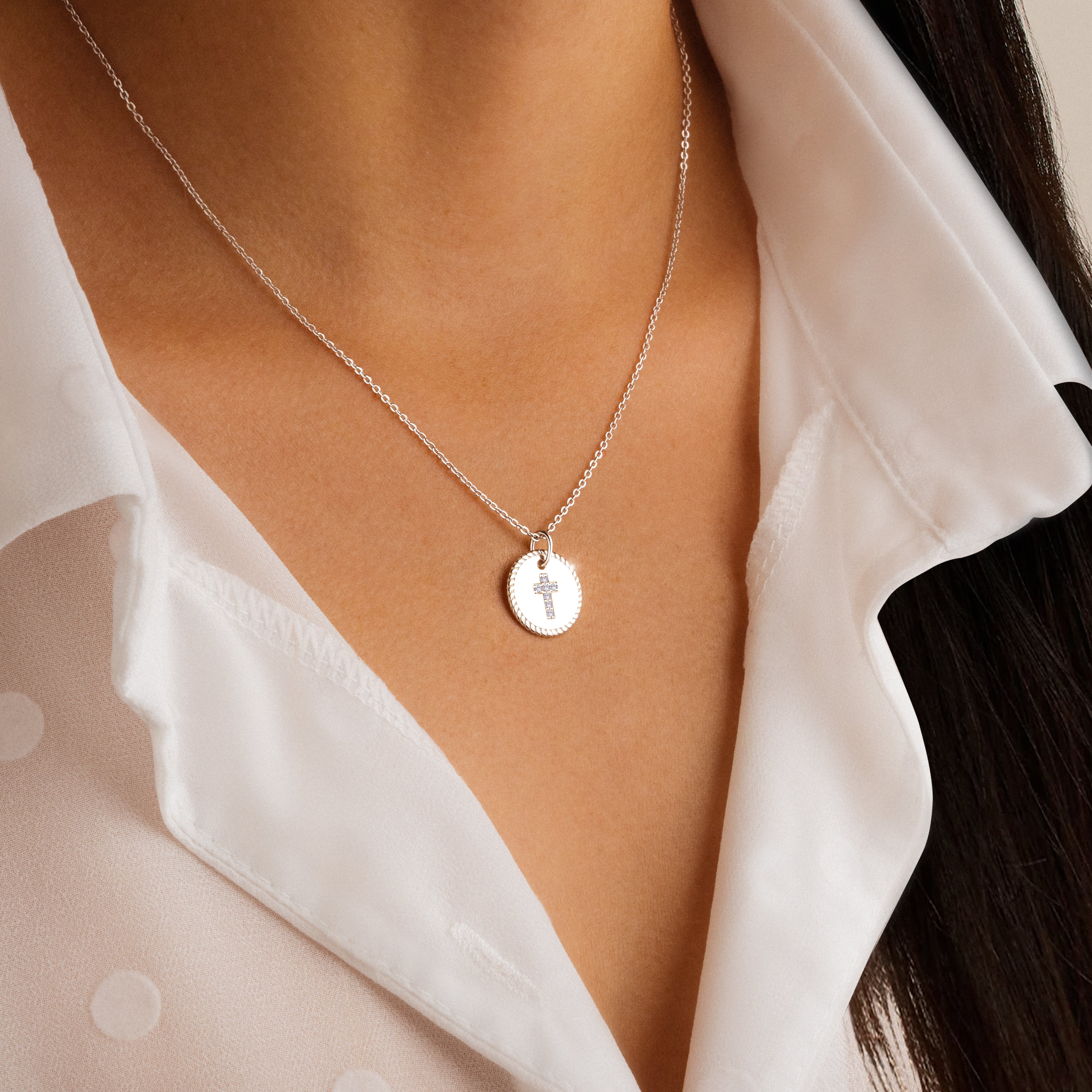 Collana Croce Medaglia - Chiara Jewels