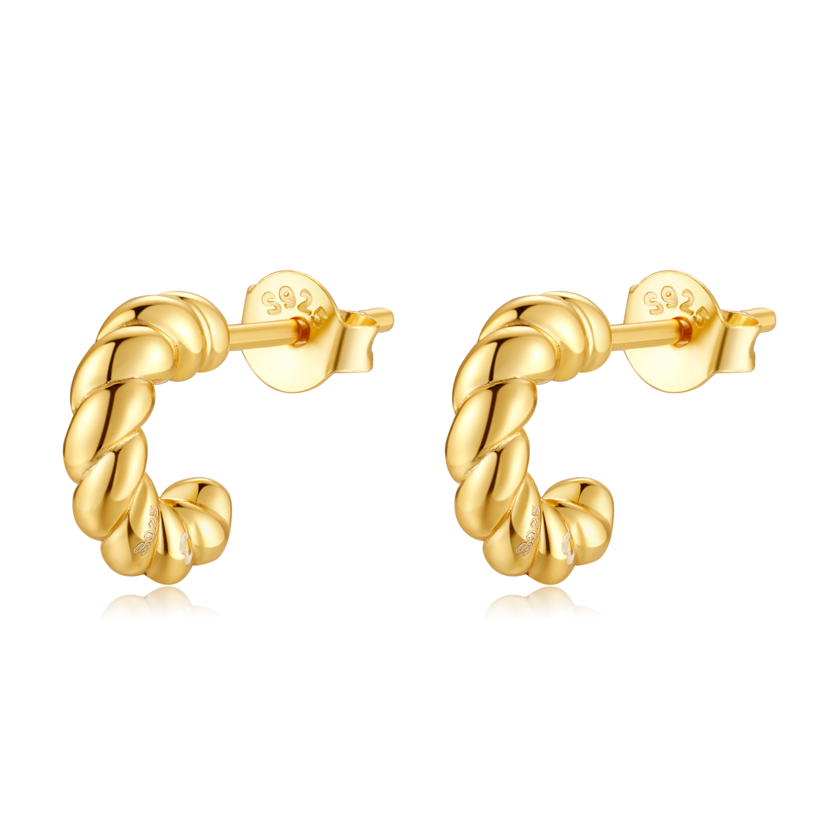 Orecchini Semicerchio Intrecciando - Chiara Jewels