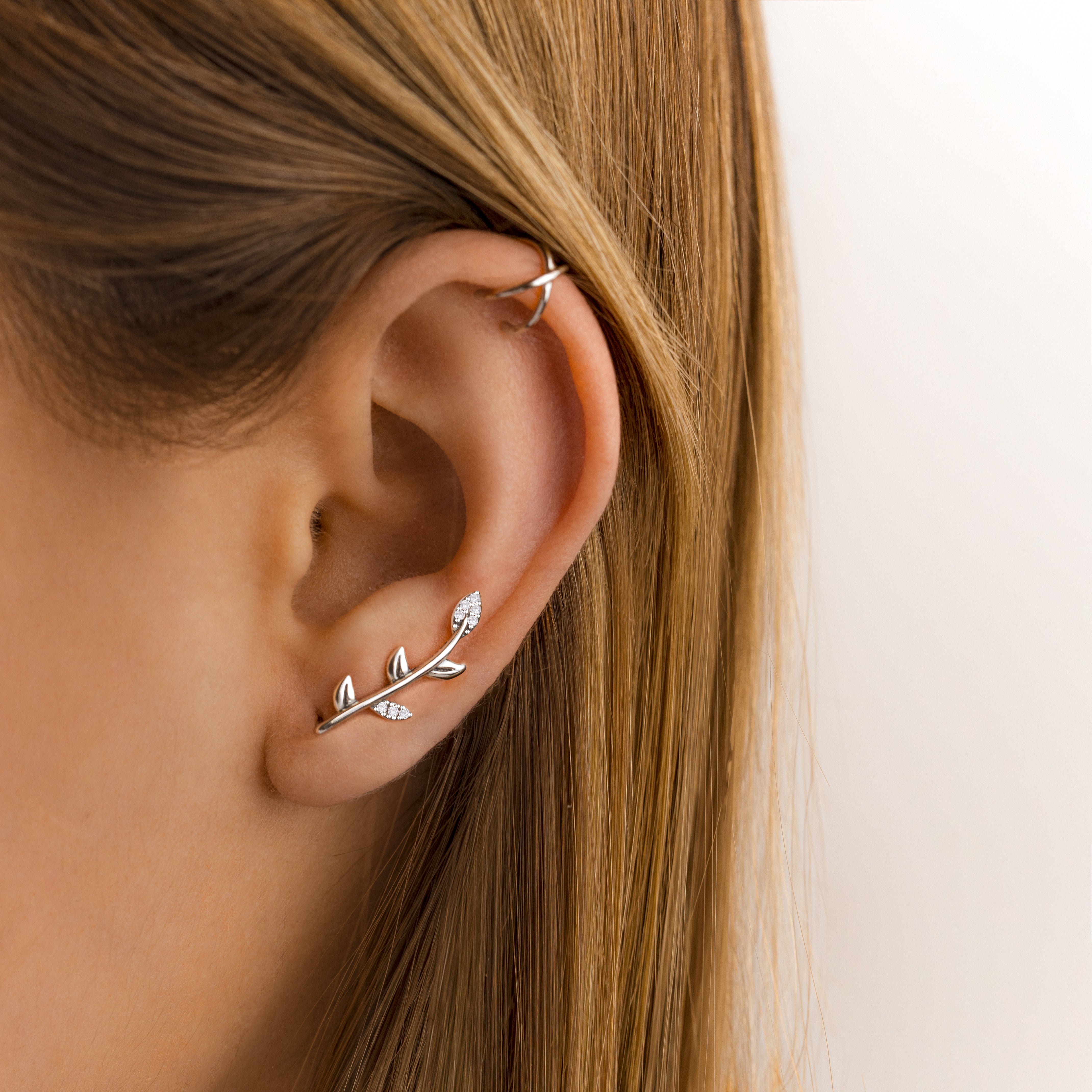Orecchini Ear Cuff - U - Chiara Jewels